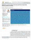Research paper thumbnail of IMPROVING CLAY SOIL STABILITY WITH THE ADDITION OF RICE HUSKS THROUGH CHEMICAL METHODS