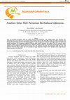 Research paper thumbnail of Analisis Situs Web Pertanian Berbahasa Indonesia