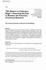 Research paper thumbnail of “We Believe in Collective Magic”: Honoring the Past to Reclaim the Future(s) of Literacy Research