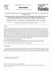 Research paper thumbnail of Estimating the market potential for long-haul narrowbody aircraft using origin-destination demand and flight schedules data