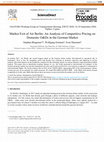 Research paper thumbnail of Market Exit of Air Berlin: An Analysis of Competitive Pricing on Domestic O in the German Market