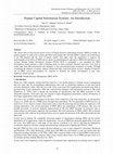 Research paper thumbnail of Human Capital Information Systems: An Introduction