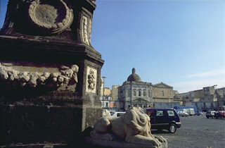 Carosone's boyhood home in Naples was in a street close to the historic square, Piazza Mercato Carosone's boyhood home in Naples was in a street close to the historic square, Piazza Mercato