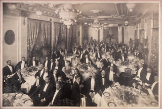 A photograph taken at a dinner held in honour of Gatti- Casazza and Toscanini at the Hotel St Regis in New York A photograph taken at a dinner held in honour of Gatti- Casazza and Toscanini at the Hotel St Regis in New York