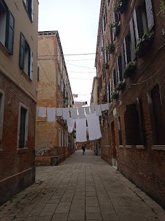 A typical street in the Castello district, which is known as working class Venice A typical street in the Castello district, which is known as working class Venice