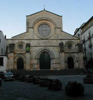 The facade of the cathedral in Cosenza The facade of the cathedral in Cosenza