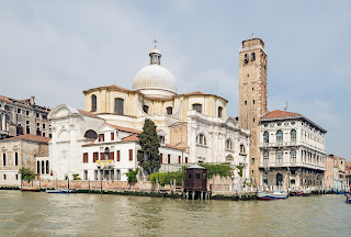 The church of San Geremia sits by the junction of the Grand Canal and the Cannaregio Canal The church of San Geremia sits by the junction of the Grand Canal and the Cannaregio Canal