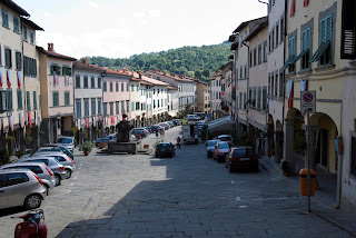 The Piazza Tanucci in the village of Stia The Piazza Tanucci in the village of Stia