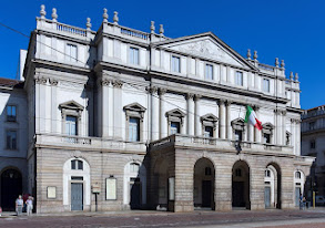 The classically designed Teatro alla Scala in Milan, better known simply as La Scala The classically designed Teatro alla Scala in Milan, better known simply as La Scala