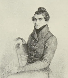 An illustration of Antonio Buzzolla, thought to show him at the age of 25 in 1840 An illustration of Antonio Buzzolla, thought to show him at the age of 25 in 1840