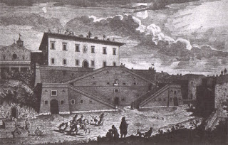 An 18th century depiction of the Medici villa at the Tuscan town of Cerreto Guidi, south of Florence An 18th century depiction of the Medici villa at the Tuscan town of Cerreto Guidi, south of Florence