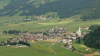 The village of Toblach is in a beautiful valley in the German-speaking South Tyrol area of northern Italy The village of Toblach is in a beautiful valley in the German-speaking South Tyrol area of northern Italy