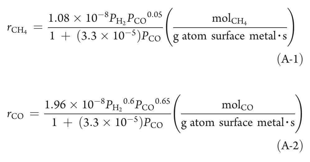 To convert these values to more common units, the following assumptions are made:”°  The proposed reaction rates by Iglesia et al. are as follows:'* 