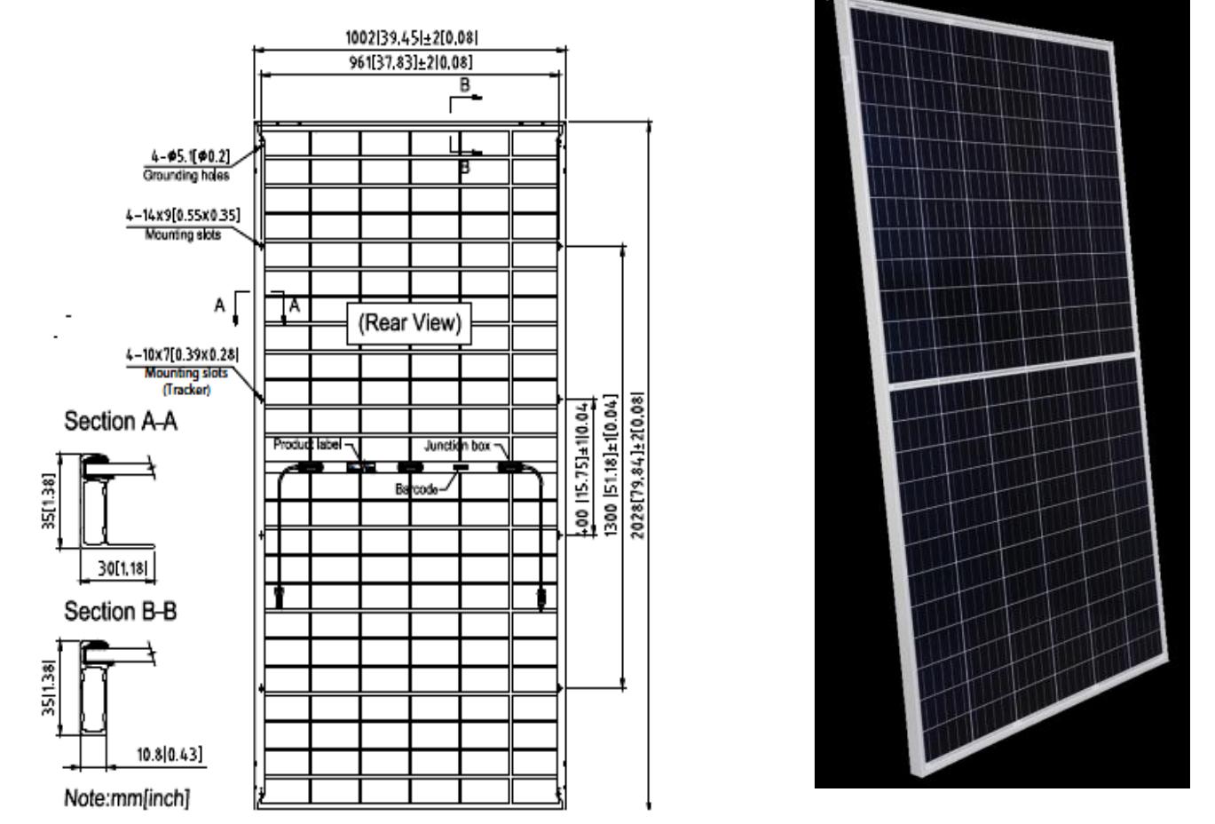 Fig. 15 Selected PV module (18) 