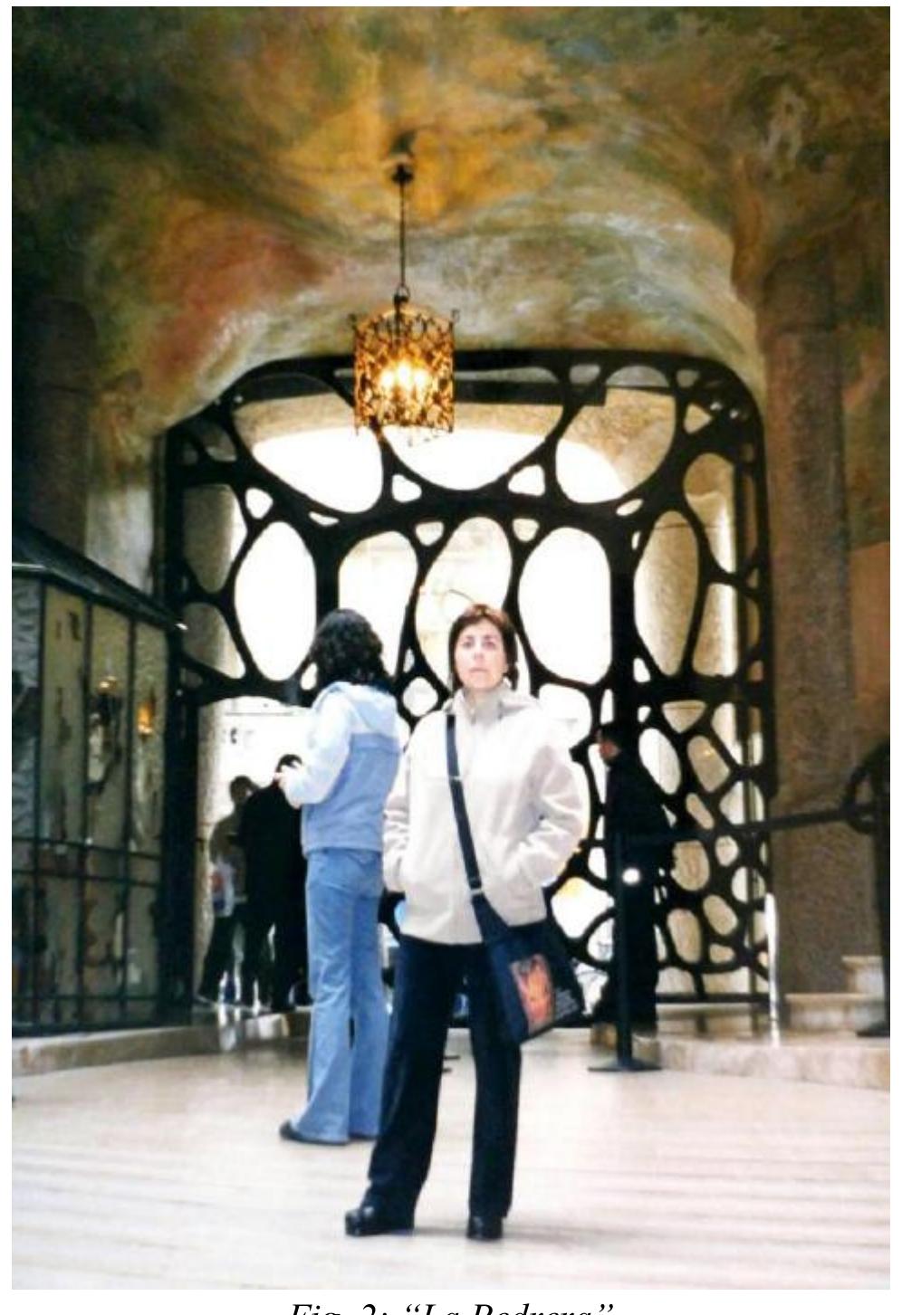 Barcelona, with houses mingling with gardens, squares and trees, where children could play and adults walk, read  or rest. By 1914, however, only two residences had been built in the park.  Inside House Mila, next to the access portal, 2004.  It is believed that the original project had 40 houses, 