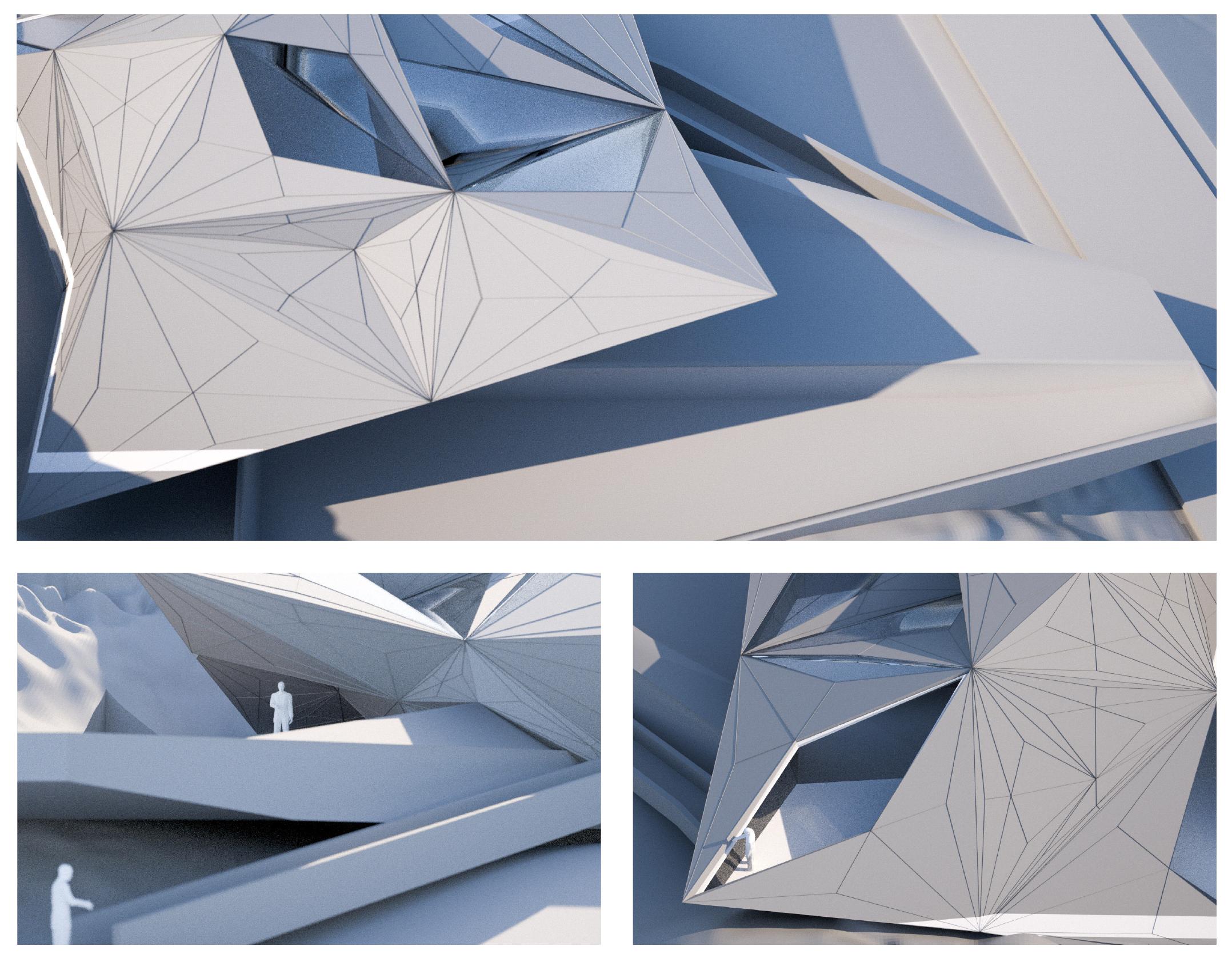 Figure 8: An example of one of the cubist house outputs. 