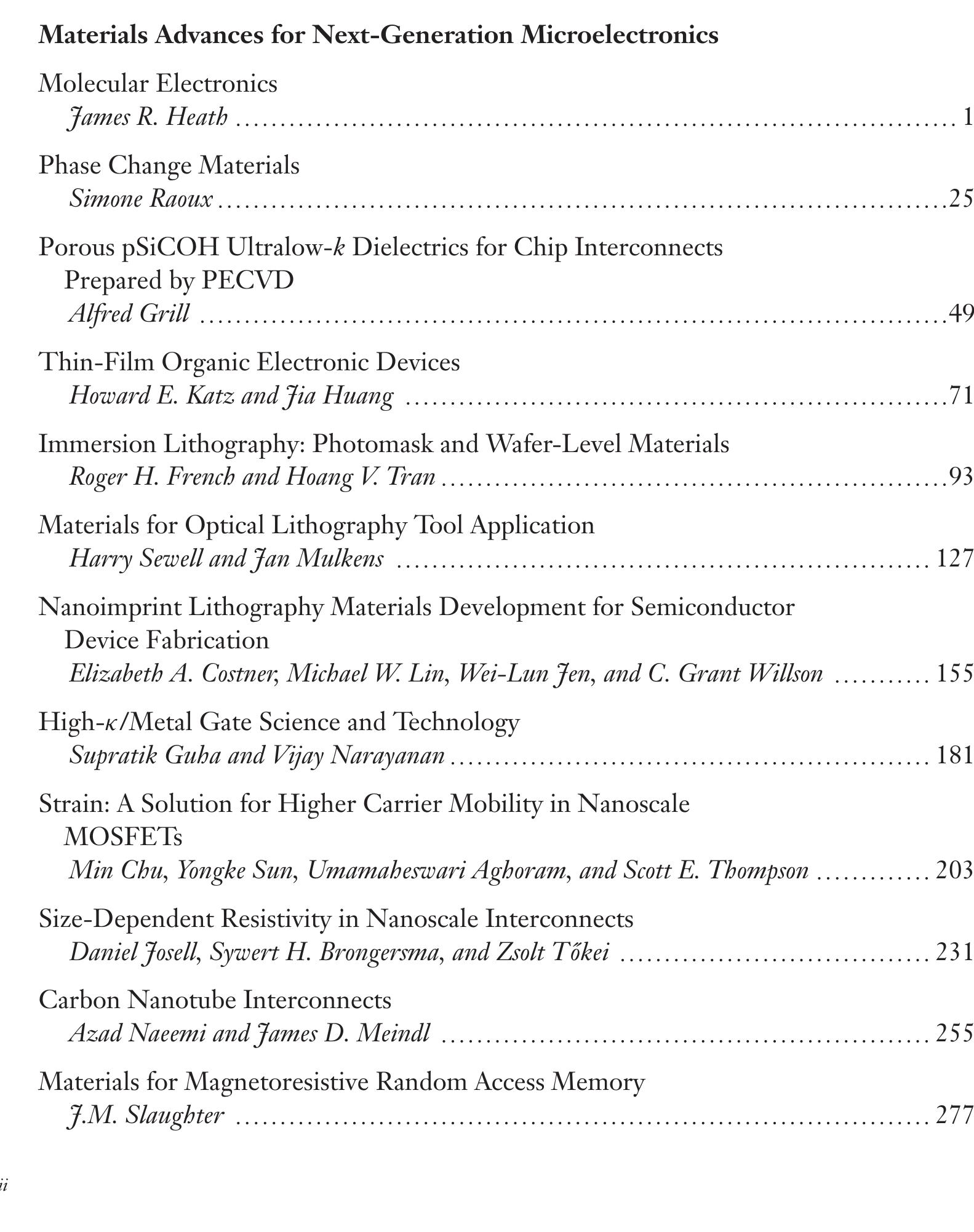 Annual Review of Materials Research 