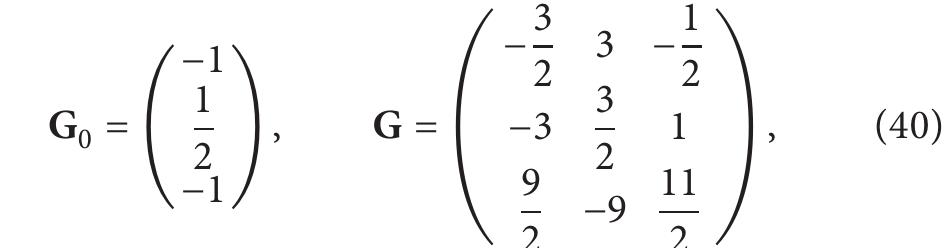 and the Butcher tableau of equivalent Runge-Kutta method is  In the following, the three-stage differential quadrature method using Uniform grid points will be given as an example. When s = 3, ¢,, &, and c, are given by 1/3, 2/3, 1. It can be worked out that matrices Gy and G are given by 