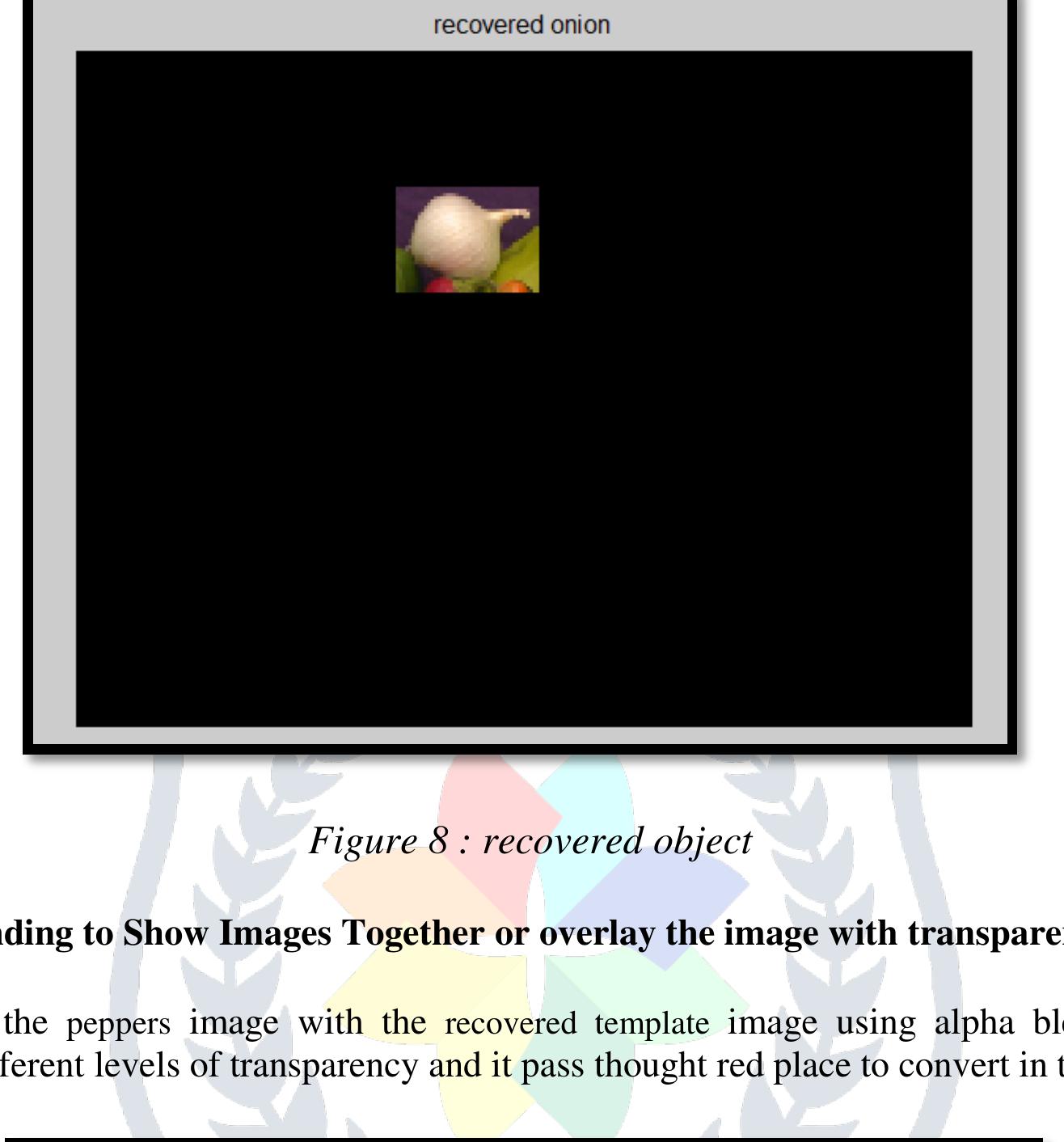 | blackout complete main image then overlap extracted image one that to get following output 