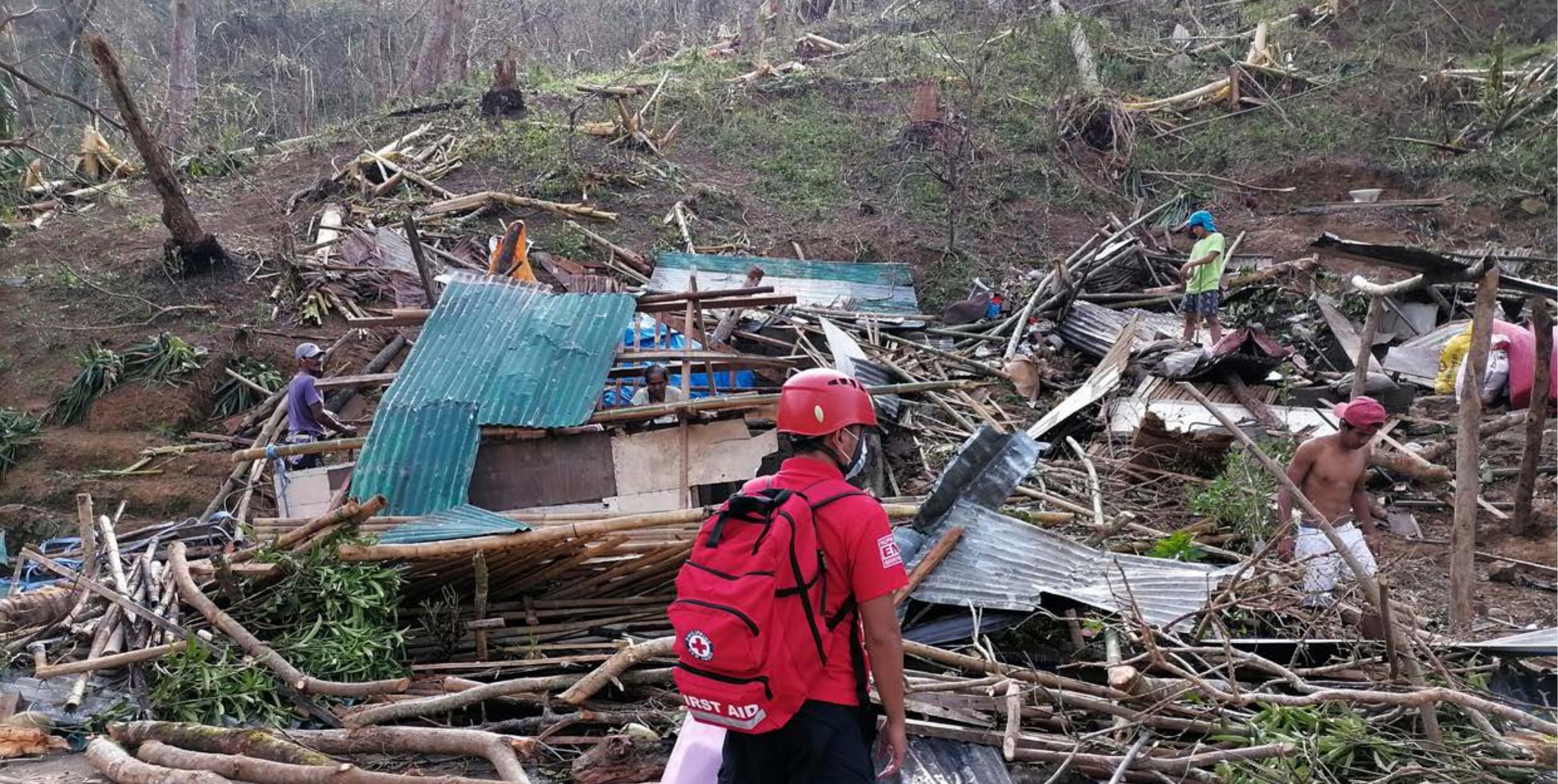 Figure 5: Typhoon Goni, which struck the Philippines in November 2020, was the strongest landfalling cyclone on record. 