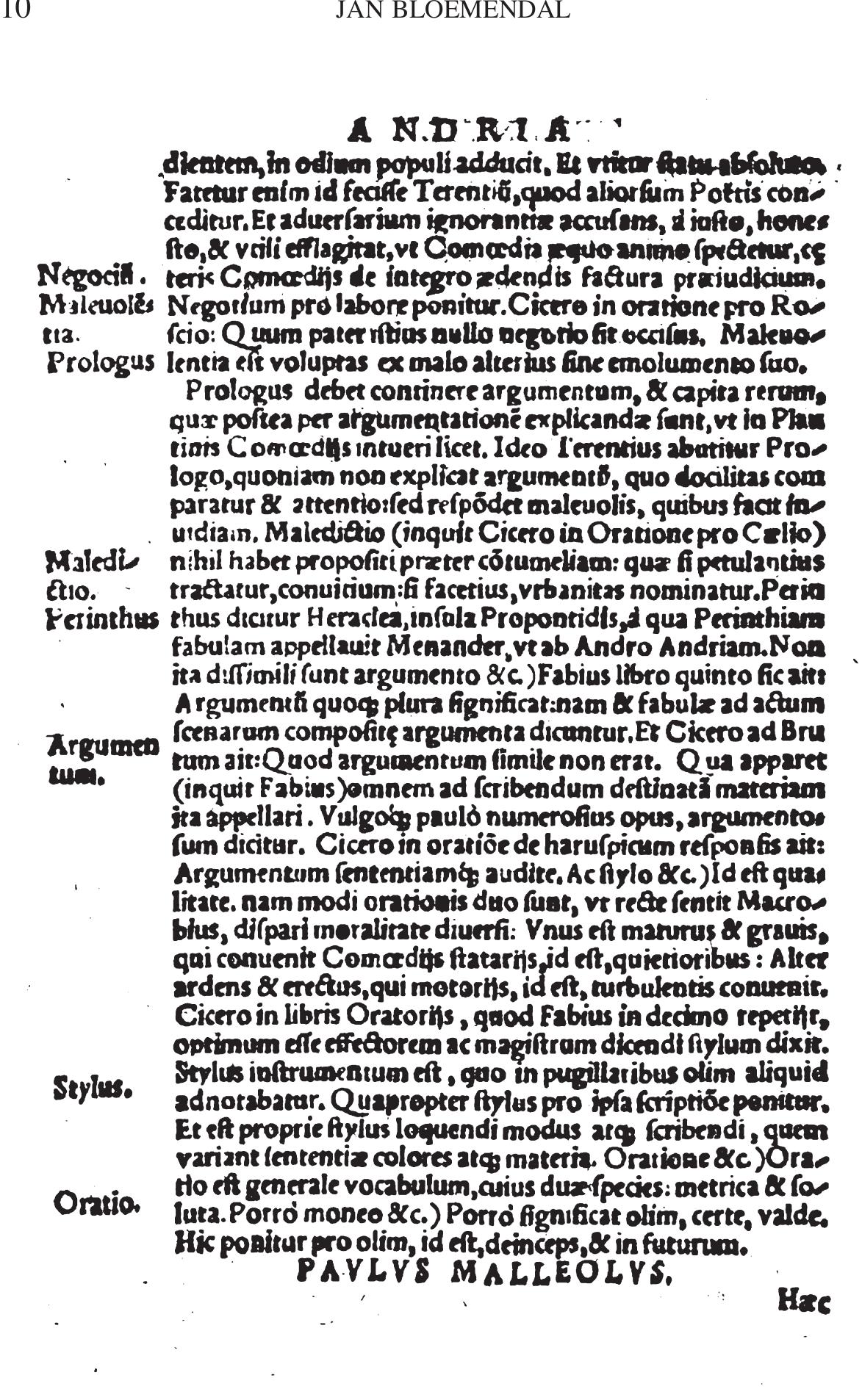 Fig. 28. Terentius, Comoediae (Antwerp: Michael Hillen, 1546) 