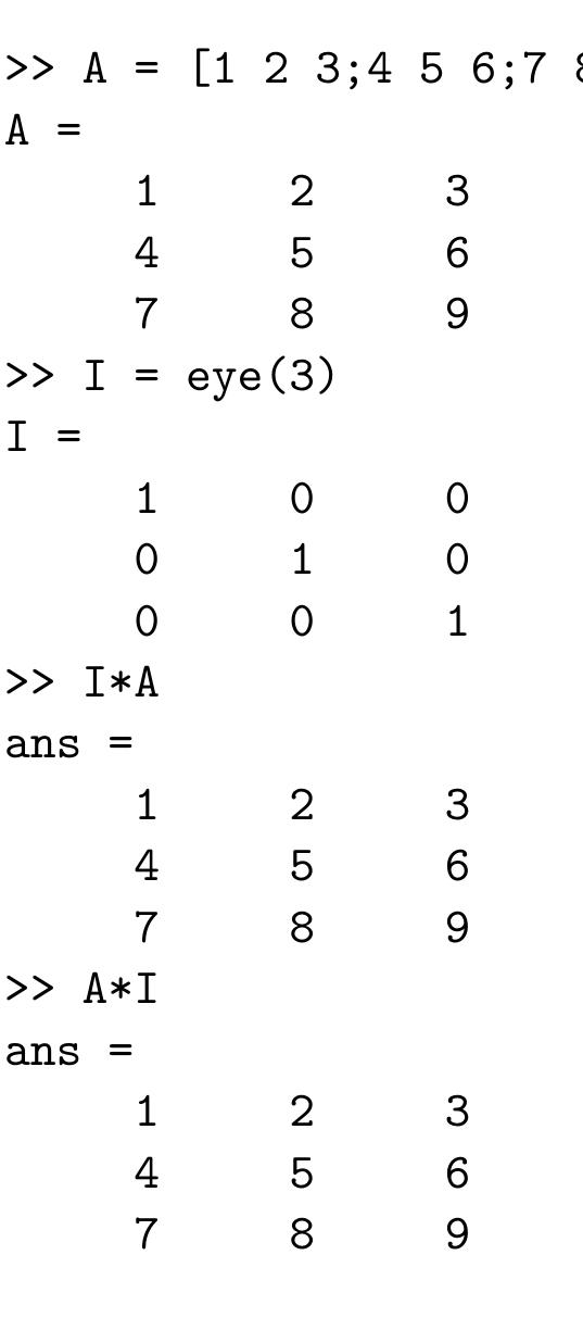 Two scalars are called inverses when their product is 1, such as 5 and 0.2. Two square matrices are inverses of one another if their product is the identity matrix 
