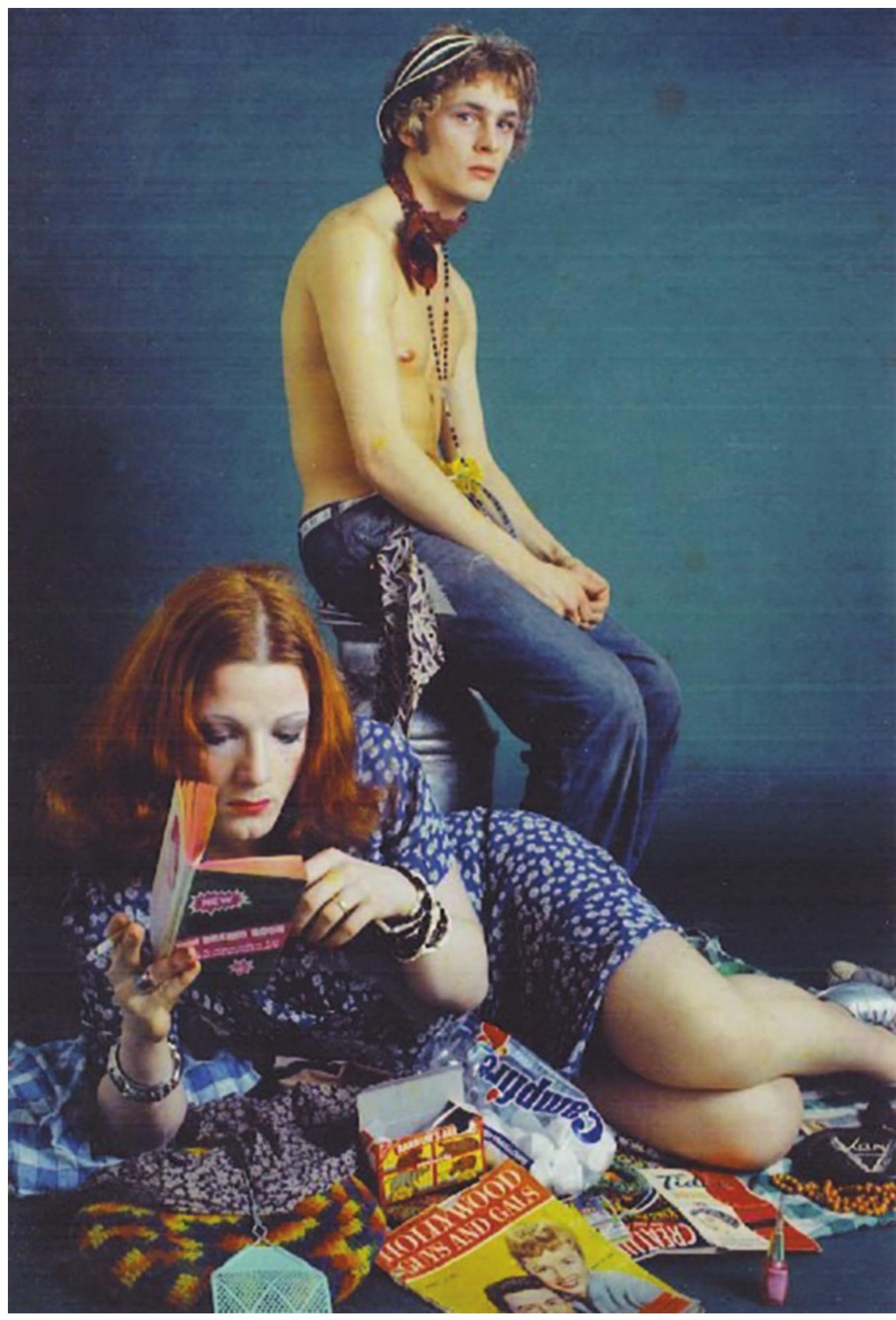 Image 3 Jackie Curtis and Dorian Grey, photo by Nadine Zolar (courtesy of Jo« Preston — The Estate of Jackie Curtis). 