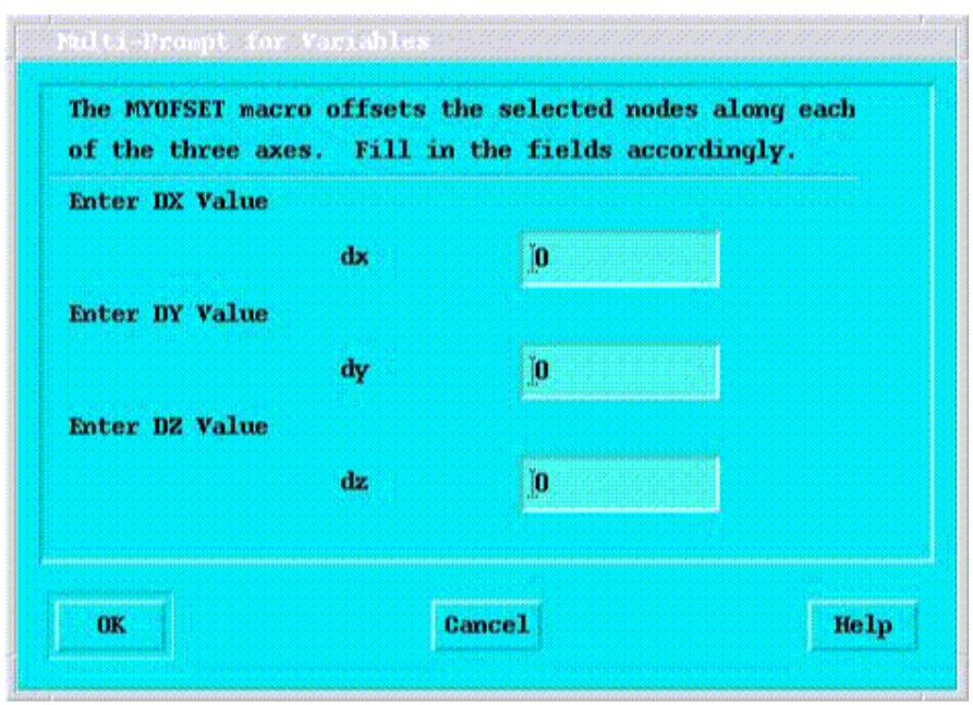 Figure 5.2: A Typical Multiple-Prompt Dialog Box 