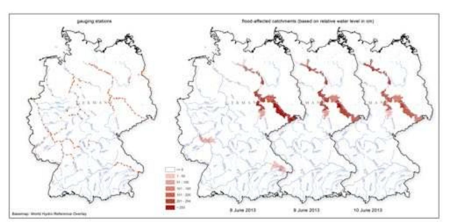 This is an Accepted Manuscript of an article published in International Journal of Geographical Information Science, available online: http://dx.doi.org/10.1080/13658816.2014.996567 . Please refe to the published version for referencing.   Figure 5. Spatial distribution of flood-related and non-related tweets. 