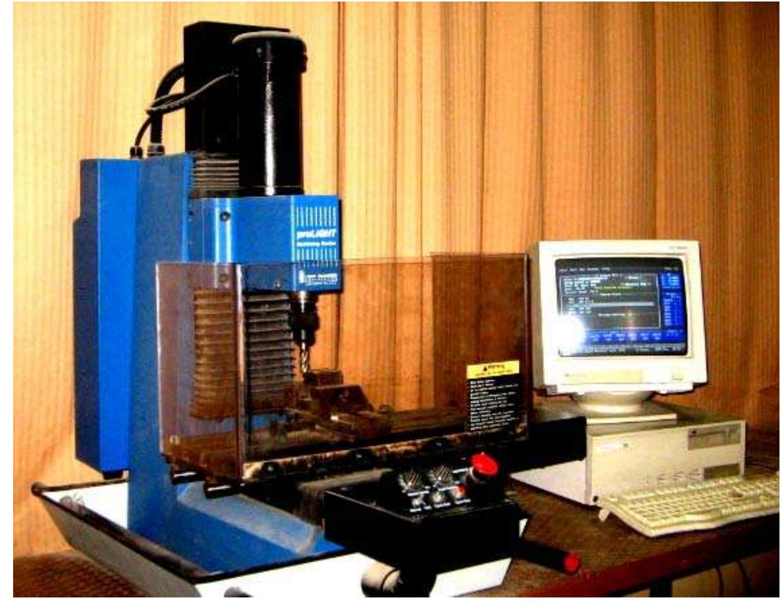 Figure 4.1 ProLight2000 CNC end milling machine. 