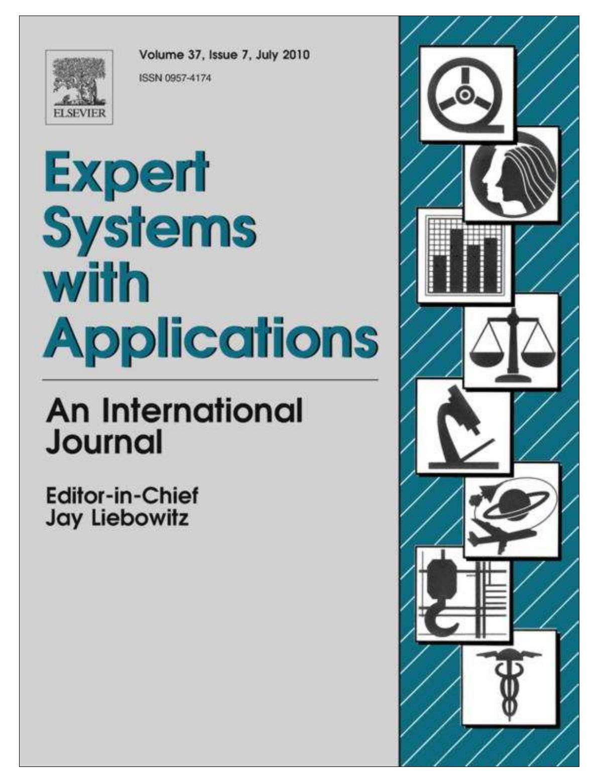This article appeared in a journal published by Elsevier. The attached  copy is furnished to the author for internal non-commercial research  and education use, including for instruction at the authors institution and sharing with colleagues.  Provided for non-commercial research and education use. Not for reproduction, distribution or commercial use. 