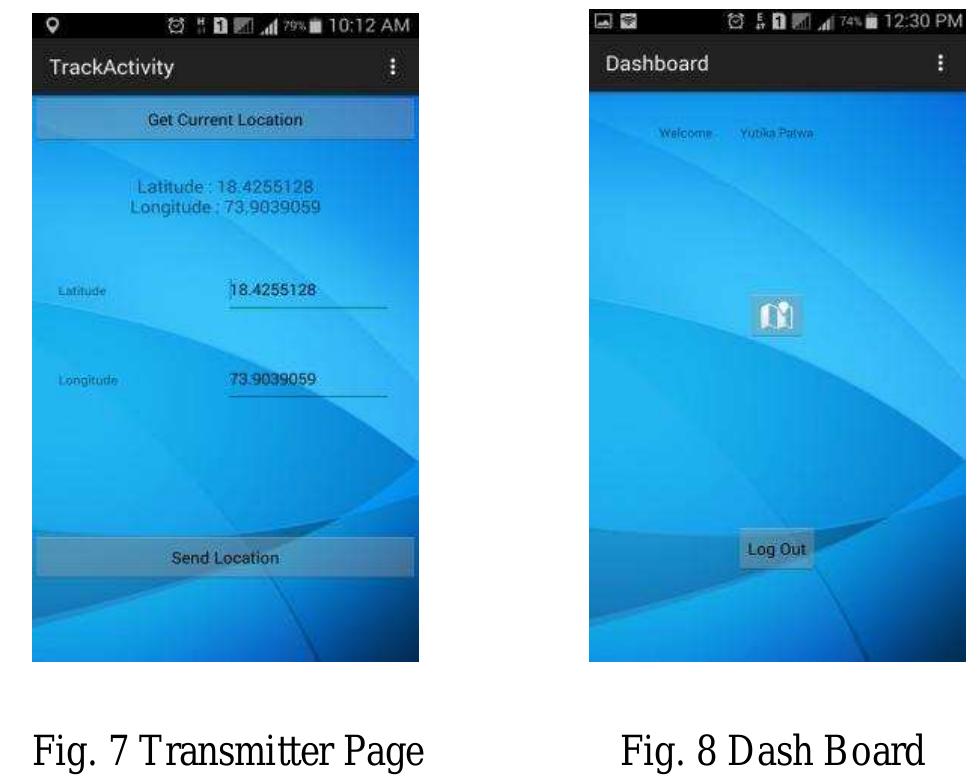At monitoring side when user login to the application the  dash board get displayed. Dash board provides choice 