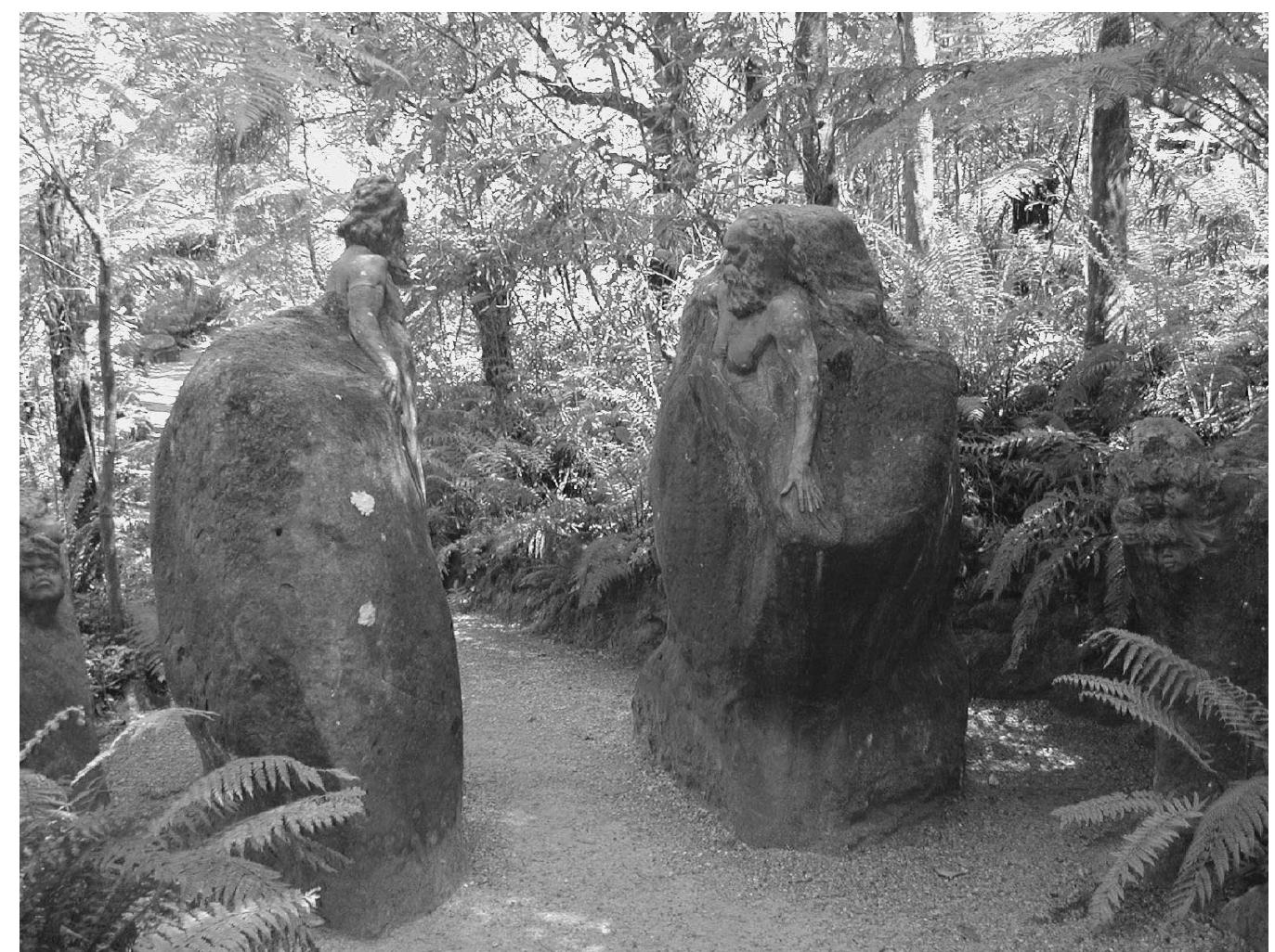‘IGURE 2 The portals at the commencement of the Sanctuary path. 