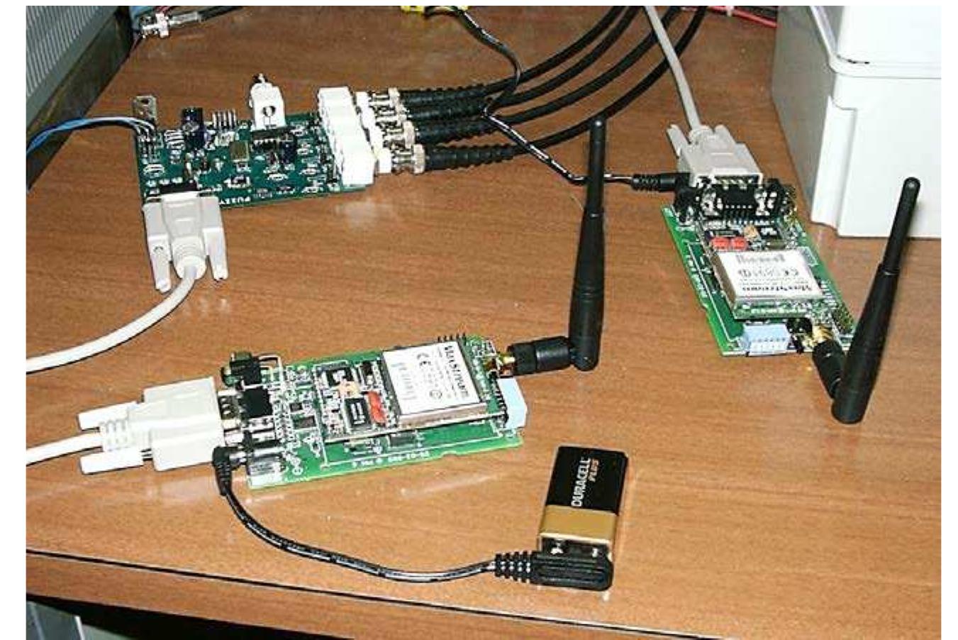 Figure 4.5 Units with wireless communication. 