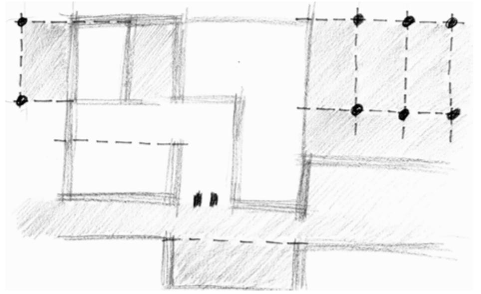 Figure 1. Organizational lines implemented with multiple lines 