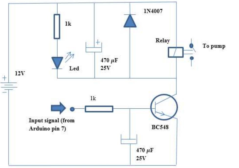 Figure 4: Relay driver circuit 