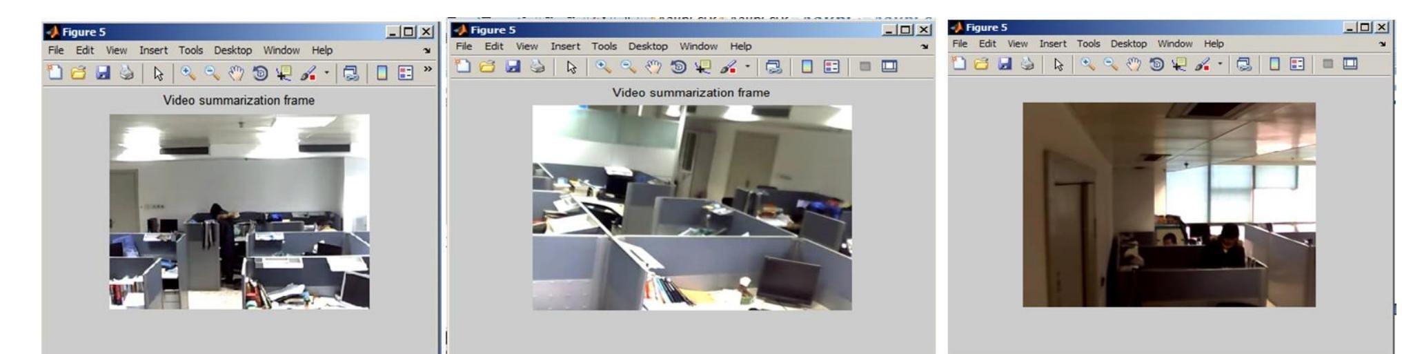 Figure 12. Multi-view Summarization frames  Vol 9, Issue 5, May 2022 
