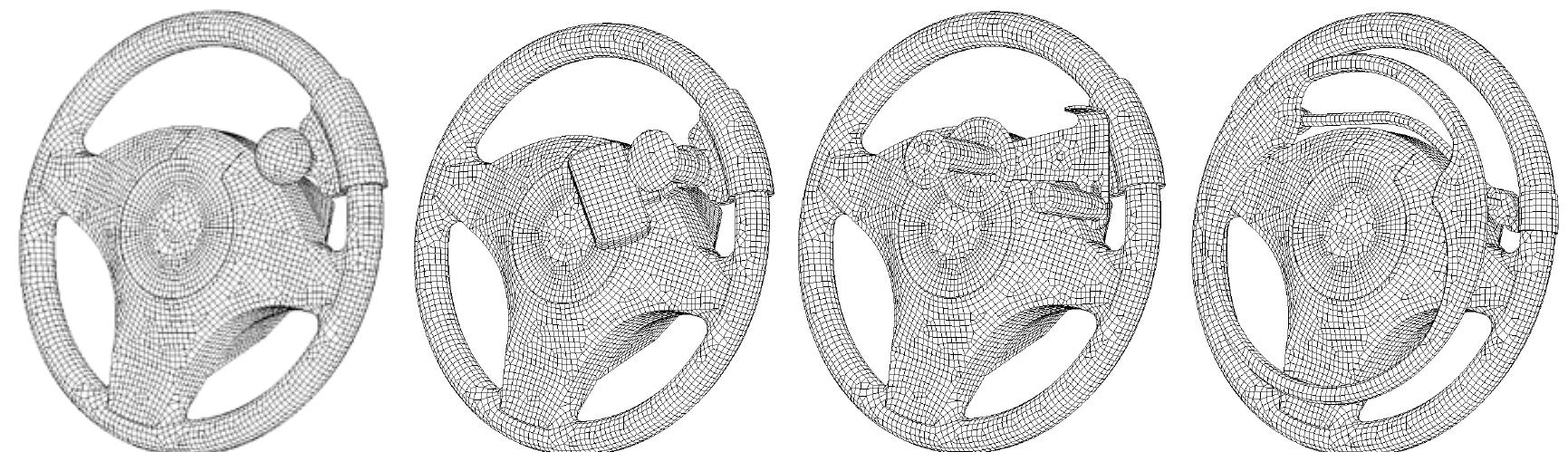 Figure 7. Steering wheel adaptations used in the study.  5. Results 