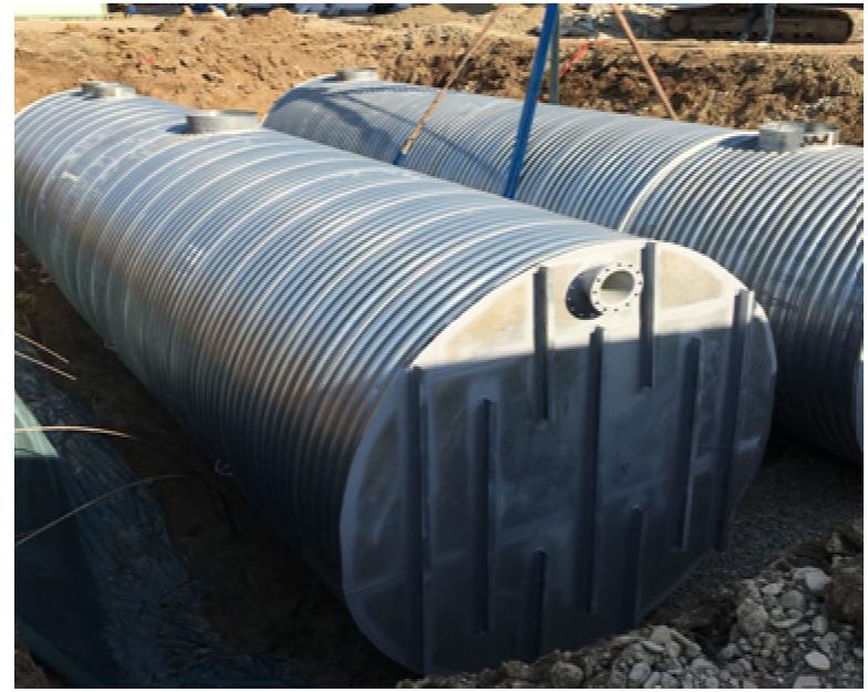 Water first enters the hydrocarbon separator where the sludge sedimentation process occurs as well as the process of flotation and coalescence of hydrocarbons and other light liquids. This compartment is separated from the rest of the installation by a sealed wall. The treated water then passes through a discharge nipple into the retention zone. From here it can be used for various activities: watering green spaces, water for sanitary groups, etc., and the surplus can be evacuated to pluvial sewerage or to a natural stream. In this way, the quantities of drinking water used are  optimized and pluvial water is efficiently used.  It is observed that the inlet concentrations of the parking lot have less hydrocarbon concentration and the fuel station has the highest value After the inlet and outlet concentration is measured it is 