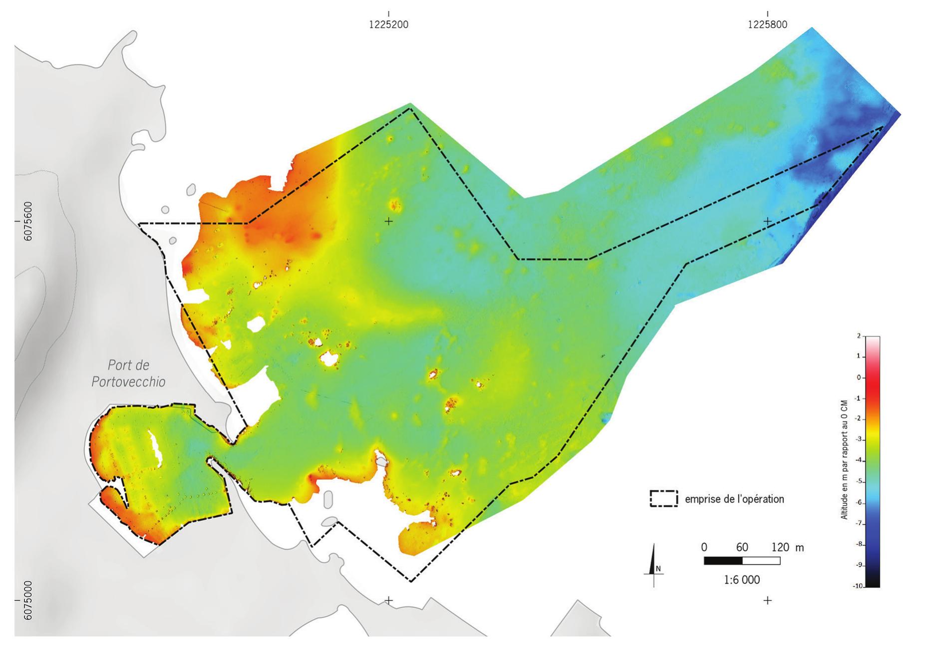 Figure 4. 2015 Mesuris bathymetric map. 
