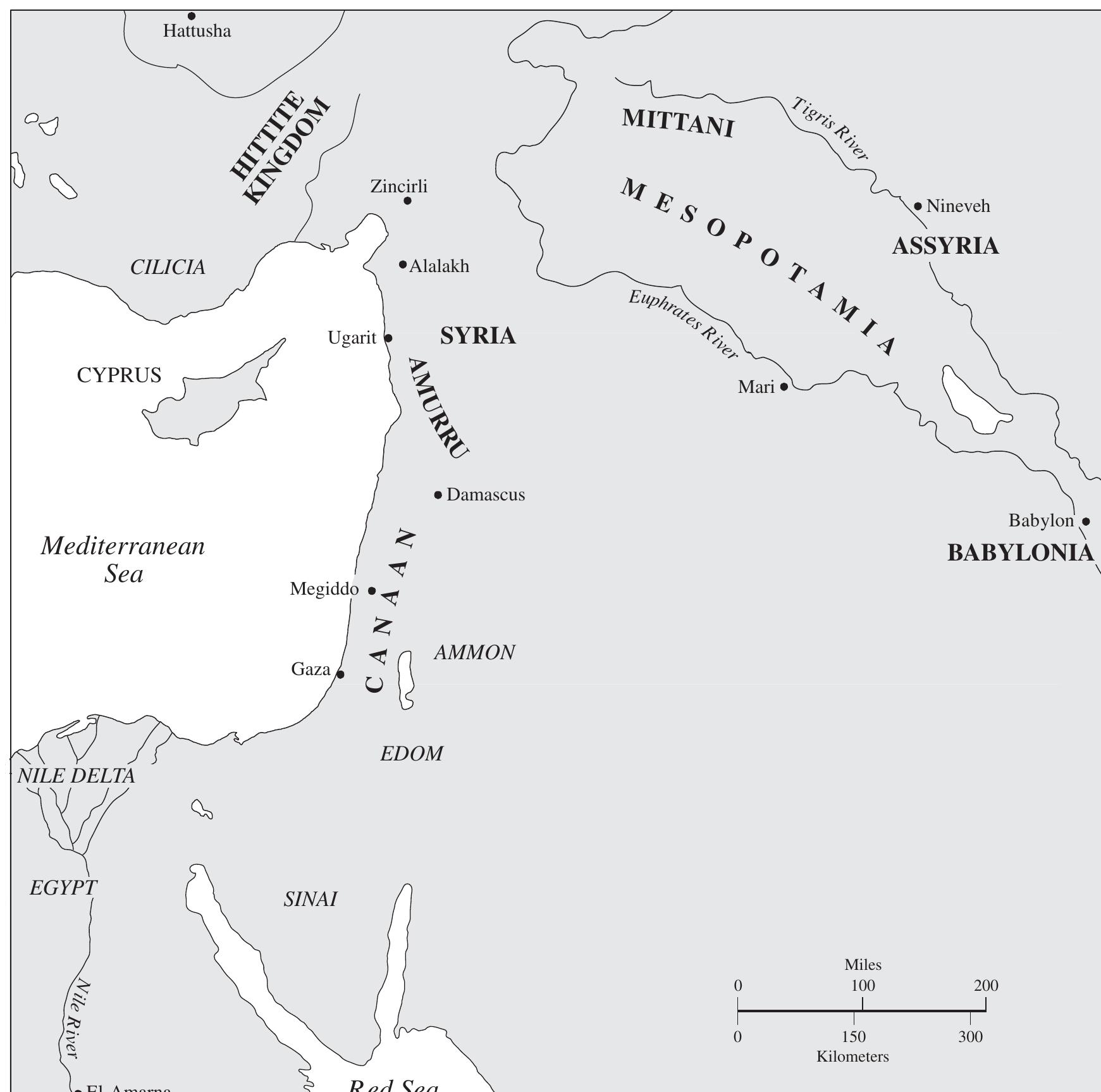 Map 10.1 The Eastern Mediterranean. 