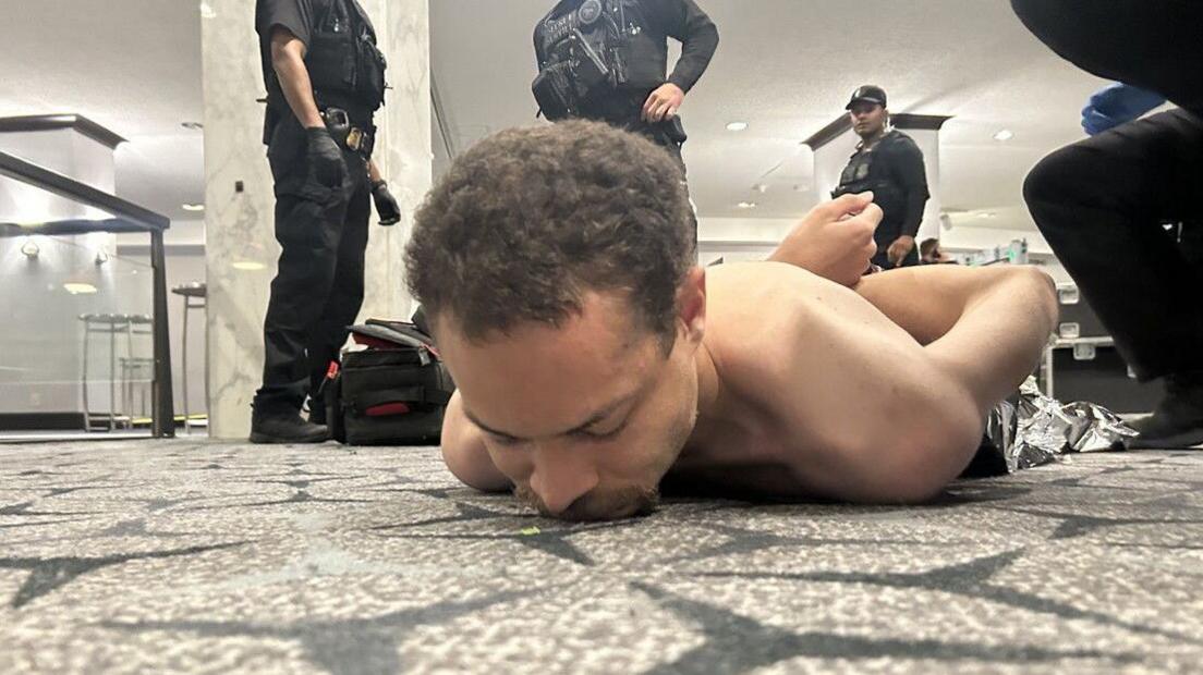 A photo appearing to show the suspected gunman