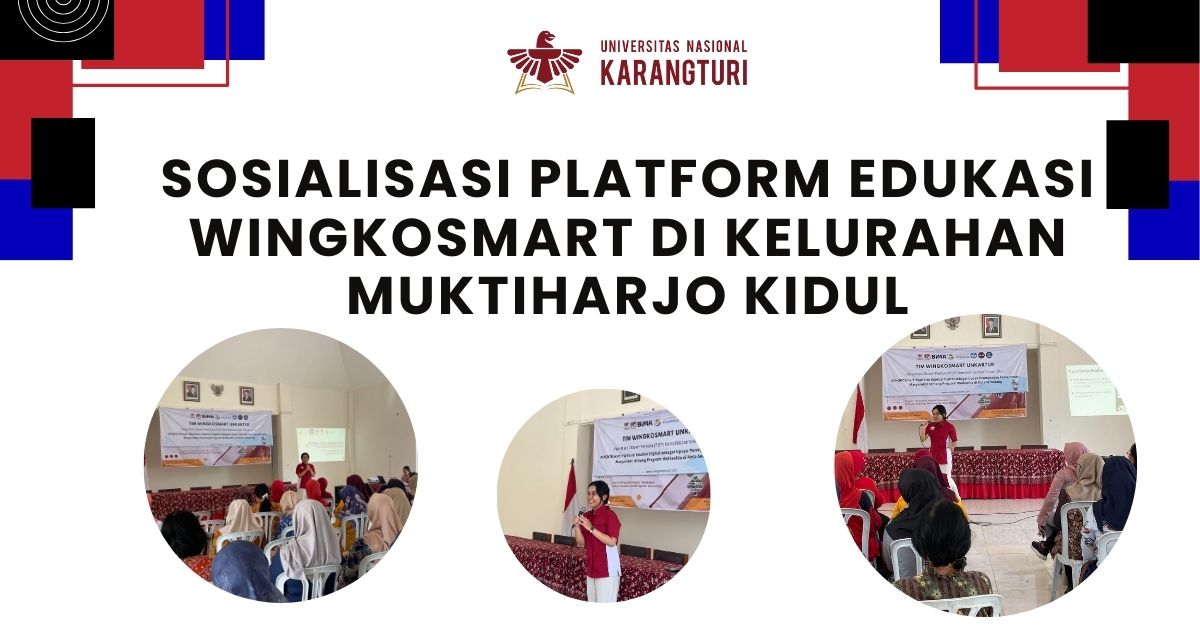 SOSIALISASI WINGKOSMART PADA KELURAHAN MUKTIHARJO KIDUL